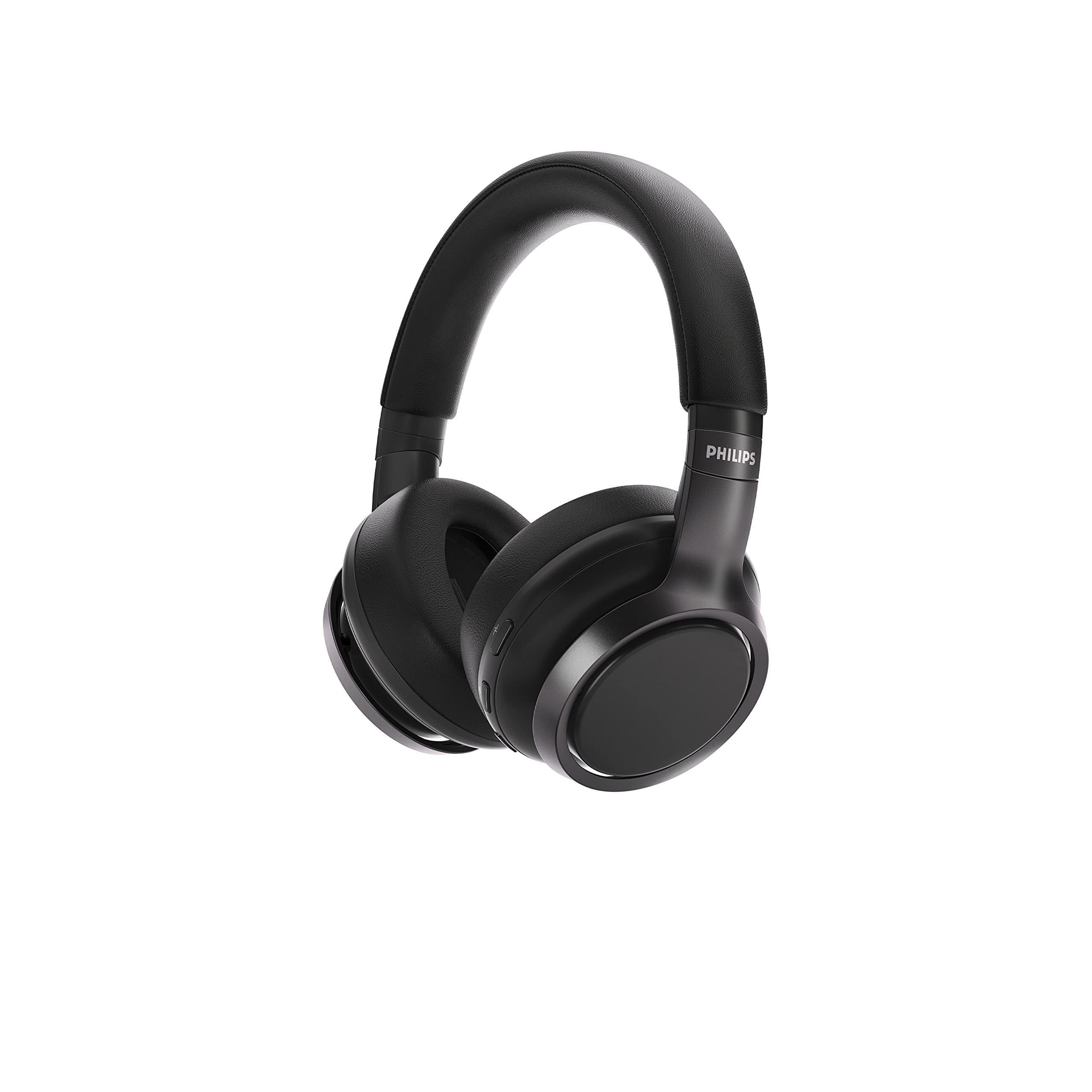 Philips Audio Over Ear Wireless Headphones, Active Noise Cancelling, Adults Over Ear Wireless Headphones, with Dual Mic, Bluetooth, 27 Hours Play Time, Lightweight Black TAH9505BK/00