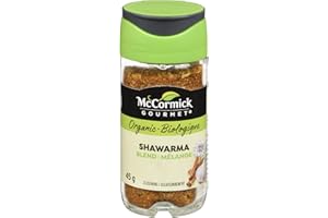 McCormick Gourmet, Premium quality Natural Herbs & Spices, Organic Shawarma Seasoning, 45g
