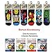Marvel Comics Socks Mens Mix Hulk Spiderman Large And One Bonus Marvel Accessory Kit