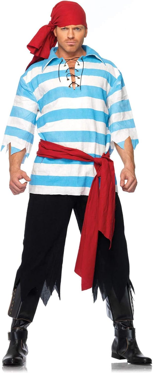 Leg Avenue Men's Pillaging Pirate Costume: Clothing