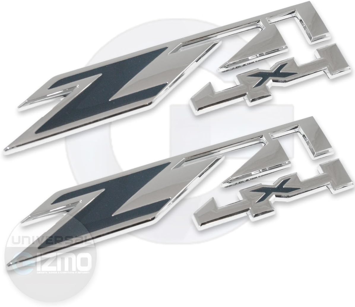 Z71 4x4 Chevy GMC Emblems for Tahoe Suburban Silverado (Pair of 2)