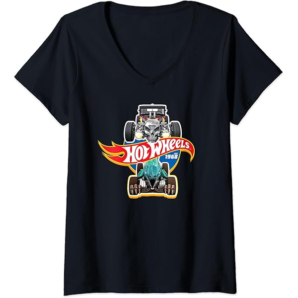 Amazon.com: Hot Wheels Logo and Bone Shaker Premium T-Shirt