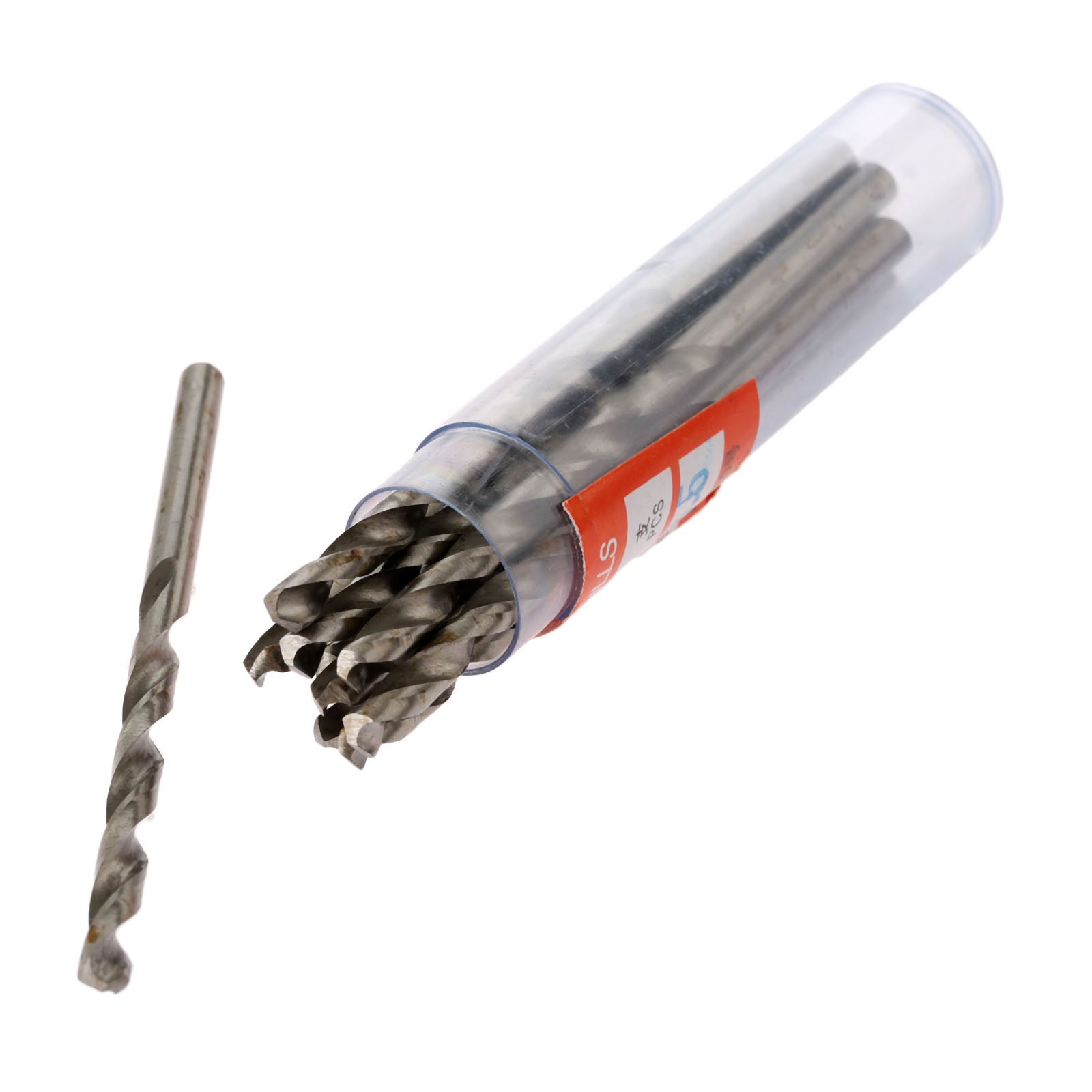 Mtsooning 10 Pcs 3.5mm Drill Bits, HSS Straight Shank Twist Drill Bit Set for Wood, Plastic, Aluminum and Electronic PCB Boards