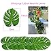 16 INCH Wild ONE Kids First Birthday Balloons with 12 PCS Artificial Palm Leaves, Baby Girl Boy 1st Bday Party Supplies with Air Pump