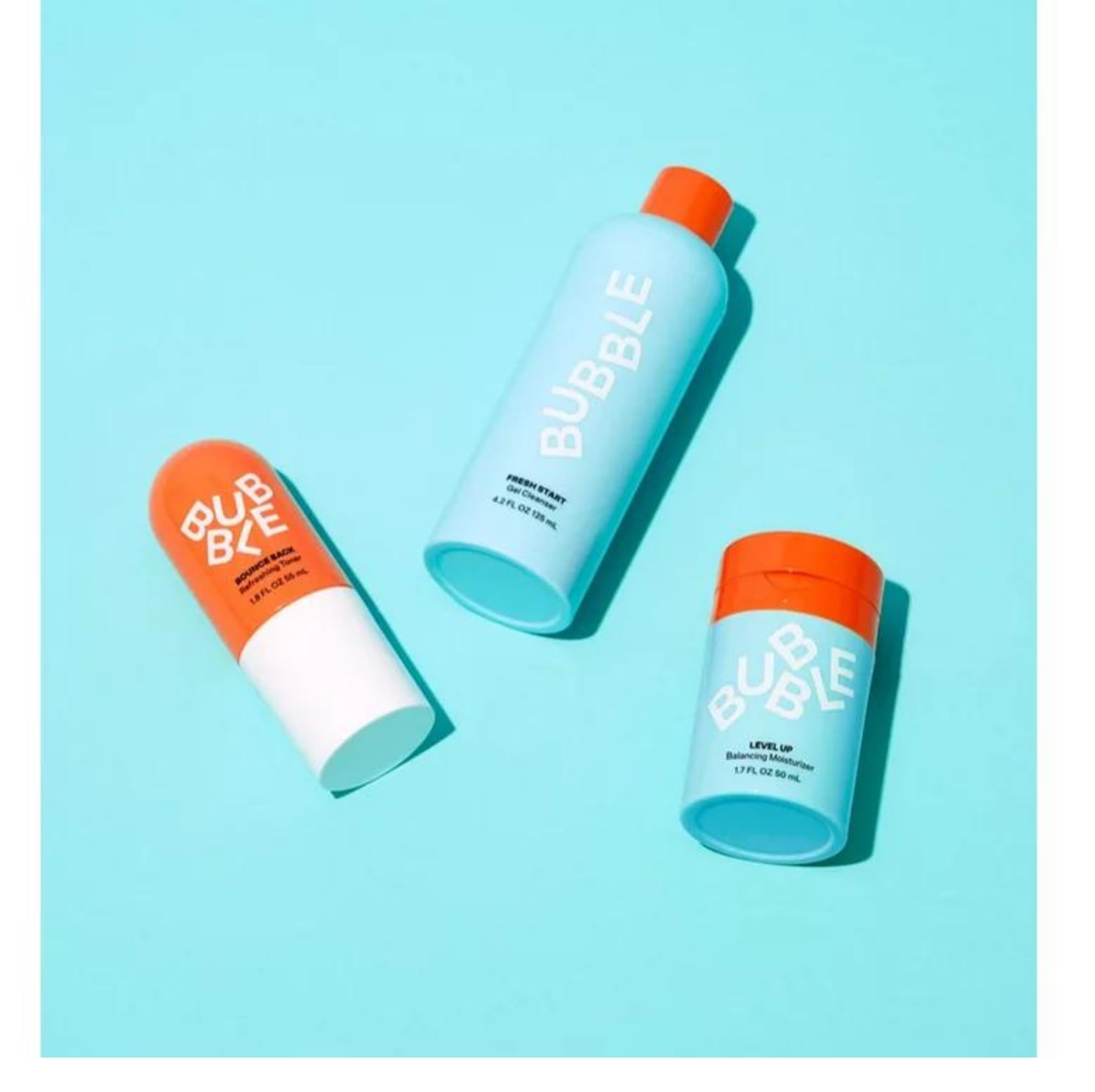 Bubble Skincare 3-Step Balancing Bundle, For Normal to Oily & Combo Skin, set of 3