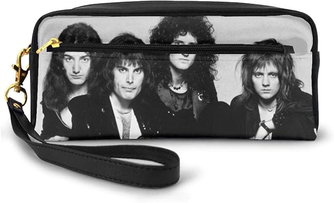 Amazon Queen Band ペンケース ペンポーチ かわいい 女の子 男の子 イラスト デザイン 筆箱 筆入れ 大容量 文房具 収納 ケース 小学生 中学生 高校生 おしゃれ 多機能 Pencil Case 男女兼用 ノーブランド品 シューズ バッグ