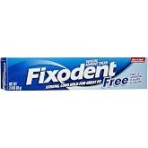 Fixodent Denture Adhesive Cream, Fixodent Free, 2.4 Oz