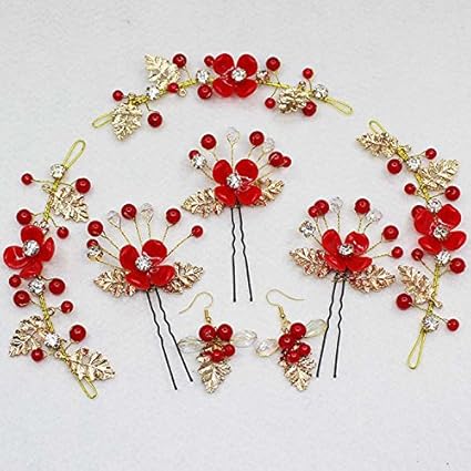 Khskx The Bride Wedding Dress Suit Headdress Hair Accessories