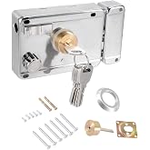 LDEXIN Home Safety Vertical Keyway Cylinder Deadbolt Rim Lock Set Exterior Door Anti-Theft Door Locks