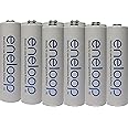 Eneloop Panasonic 4rd Generation 12 Pack AA NiMH Pre-Charged Rechargeable Batteries -Free Battery Holder- Rechargeable 2100 Times.