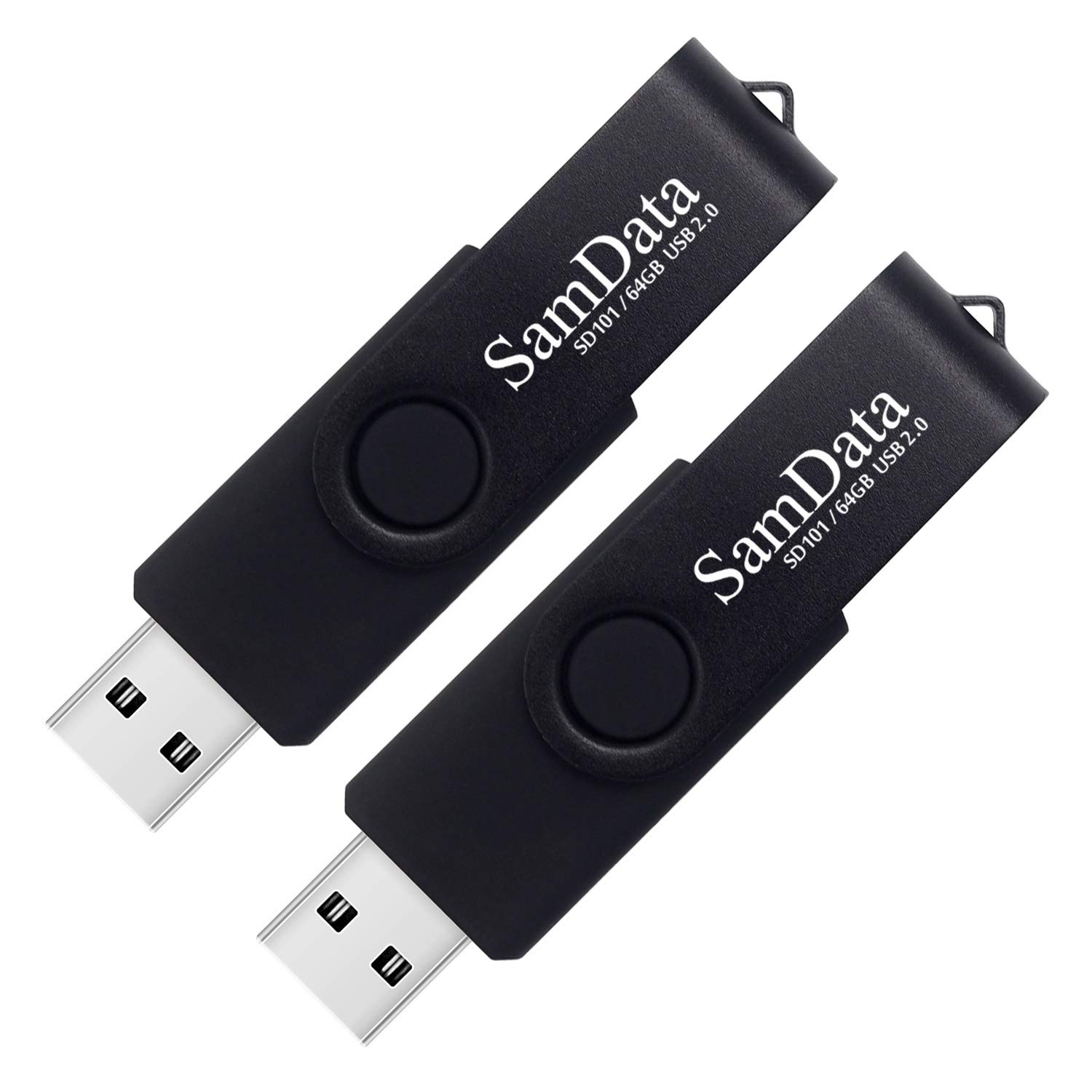 SamData 64GB USB Flash Drives 2 Pack 64GB Thumb