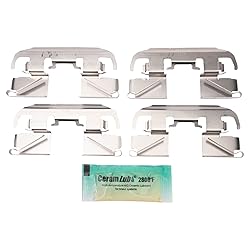TRQ Front Brake Pads Ceramic Compatible with