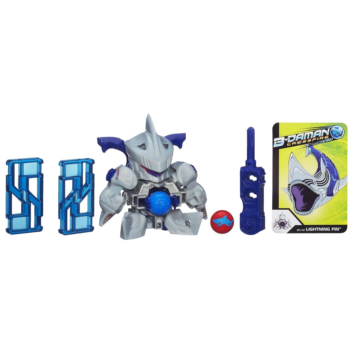 Hasbro B-Daman Crossfire BD-02 Lightning Fin Figure