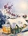 Hallmark Thomas Kinkade Christmas Boxed Cards, Santa (16 Cards and 17 Envelopes)