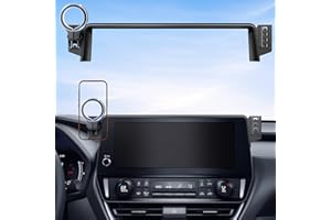 pop-tech Car Phone Mount for Toyota Grand Highlander 2024 2025 2026: Magnetic Strong Magnets Cell Phone Holder Fit 12.3-Inch 