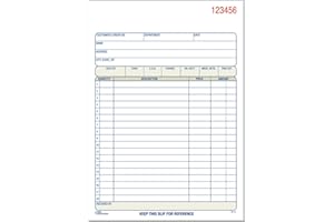 Adams Sales Order Book, 2-Part, Carbonless, White/Canary, 5-9/16 x 8-7/16 Inches, 50 Sets per Book (DC5805)