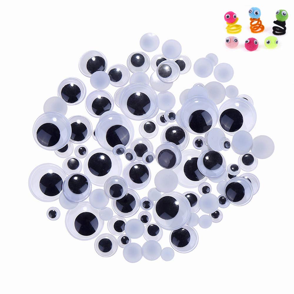 Aukcherie Pipe Cleaners Sets, Includes Craft Chenille Stems, Pom poms, Wiggle Eyes Perfect for DIY Art Supplies (DIY Set2-300pcs)