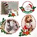 BOBIBI Dog Sweater Christmas Santa Pet Cat Winter Knitwear Warm Clothes
