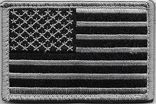 Subdued Tactical US Flag Patch with Hook/Loop Backing