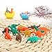 Mini Dinosaur Erasers, Pencil Erasers Mini Erasers Educational Dinosaur Animal Toys School Supplies Animal Erasers for Kids, 48 PCS
