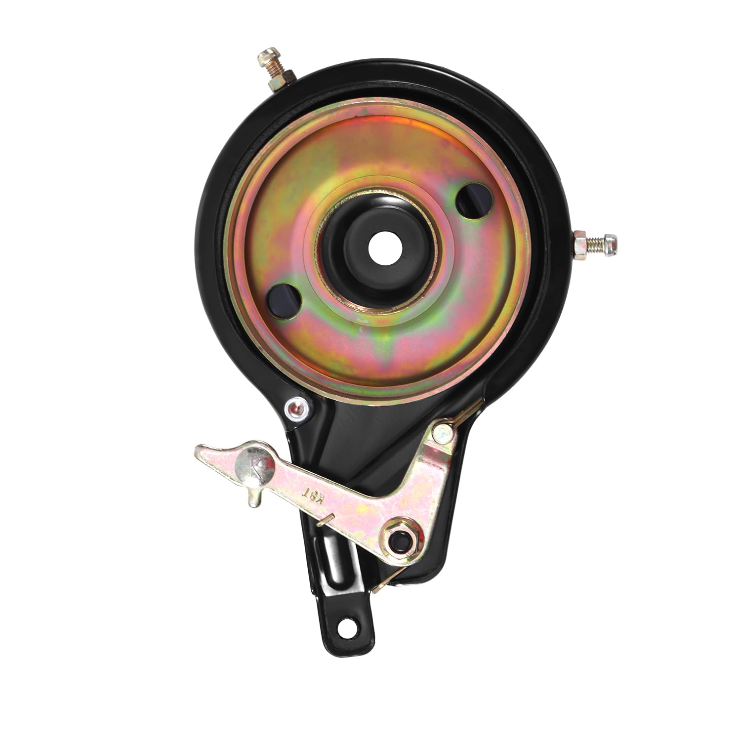 KAMIER 90mm Rear Band Drum Brake Assembly Replacement for Razor MX350 MX400 ZR350 SX350 Dirt Bike Pocket Mod Electric Scooter Rambler 12 Mini Bike Kids Pocket Rocket E-Bike E-Scooter Hevay Duty Parts