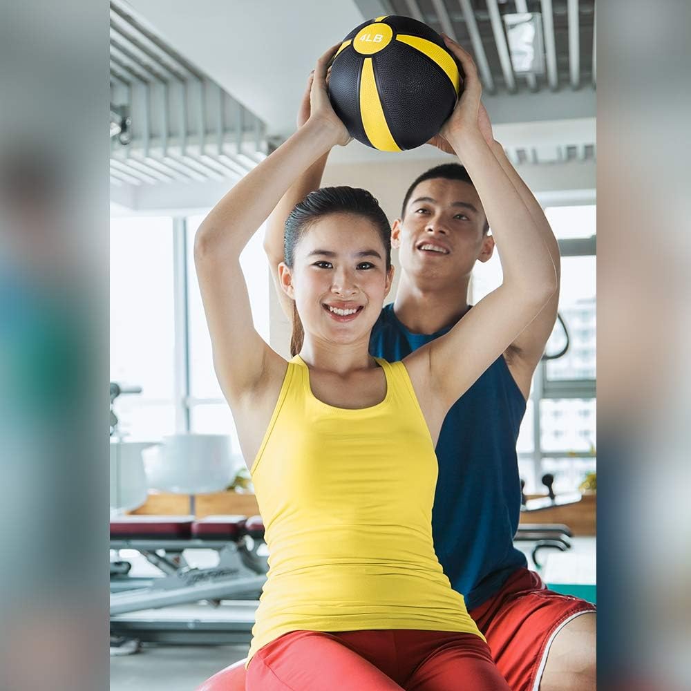 JBM Medicine Ball Slam Ball 2lbs 4lbs 6lbs 8lbs 10lbs 12lbs 15lbs Workouts/Exercise Strength Training Cardio Exercise Plyometric & Core Training Squats, Lunges (Blue - 2LB, Medicine Balls) : Sports & Outdoors