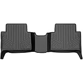 SMARTLINER Custom Fit Floor Mats 2nd Row Liner for 2015-2022 Chevrolet Colorado