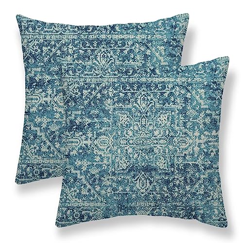 Sunshineyan Teal Boho Pillow Covers