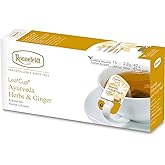 Ronnefeldt LeafCup Ayurveda Herbs & Ginger Chai – Naturally Caffeine-Free Loose Leaf Herbal Tea with Ginger, Fennel & Spices – 15 Individually Wrapped Tea Bags