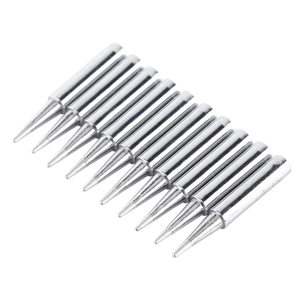 Low Temperature Soldering Tips 10Pcs Set, Copper Base Lead Soldering Station Tool Mold B