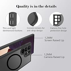 WELANGLE Magnetic Case for Samsung Galaxy S24 Ultra
