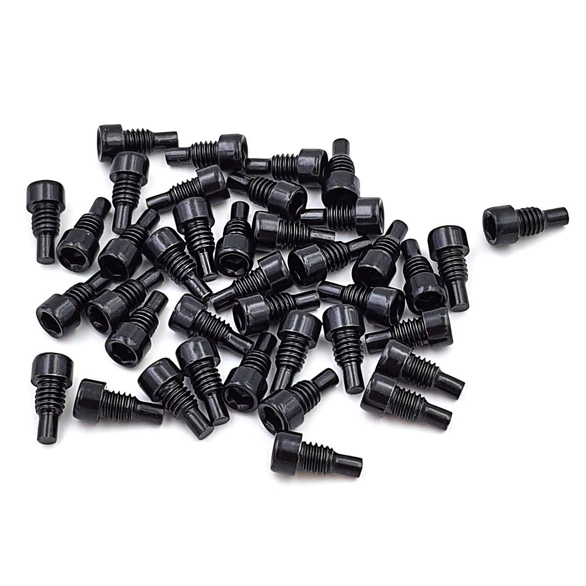 ONIPAX M4 x 8mm Black Bike Pedal Screws 40 Per Bag