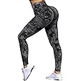 OMKAGI Women Scrunch Butt Lifting Leggings Seamless High Waisted Workout Yoga Pants