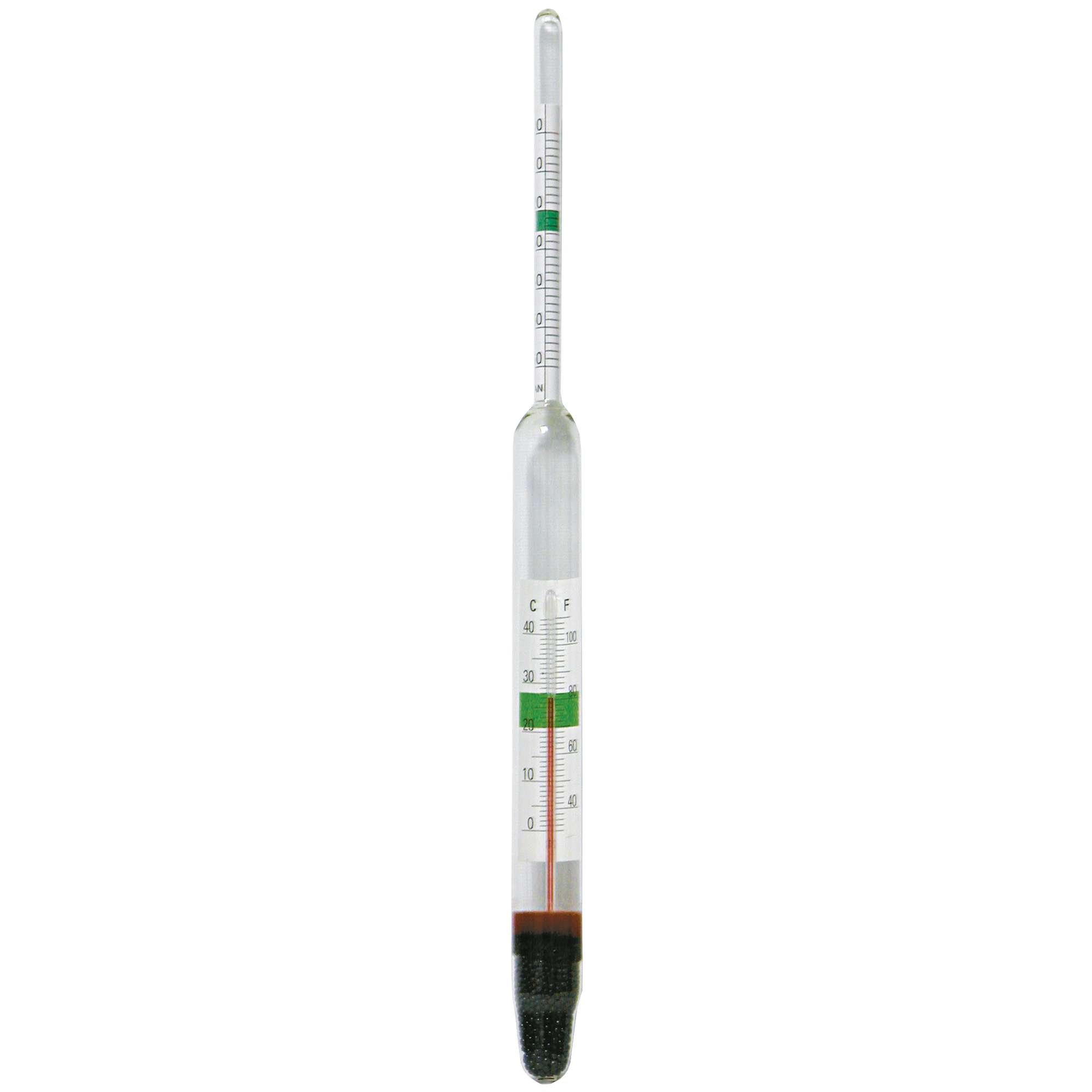 ICA KA22 Hydrometer + Glass Thermometer