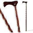 Brazos Handcrafted Wood Walking Cane, Twisted Oak, Traditional Style Handle, for Men & Women, Made in The USA, 37"