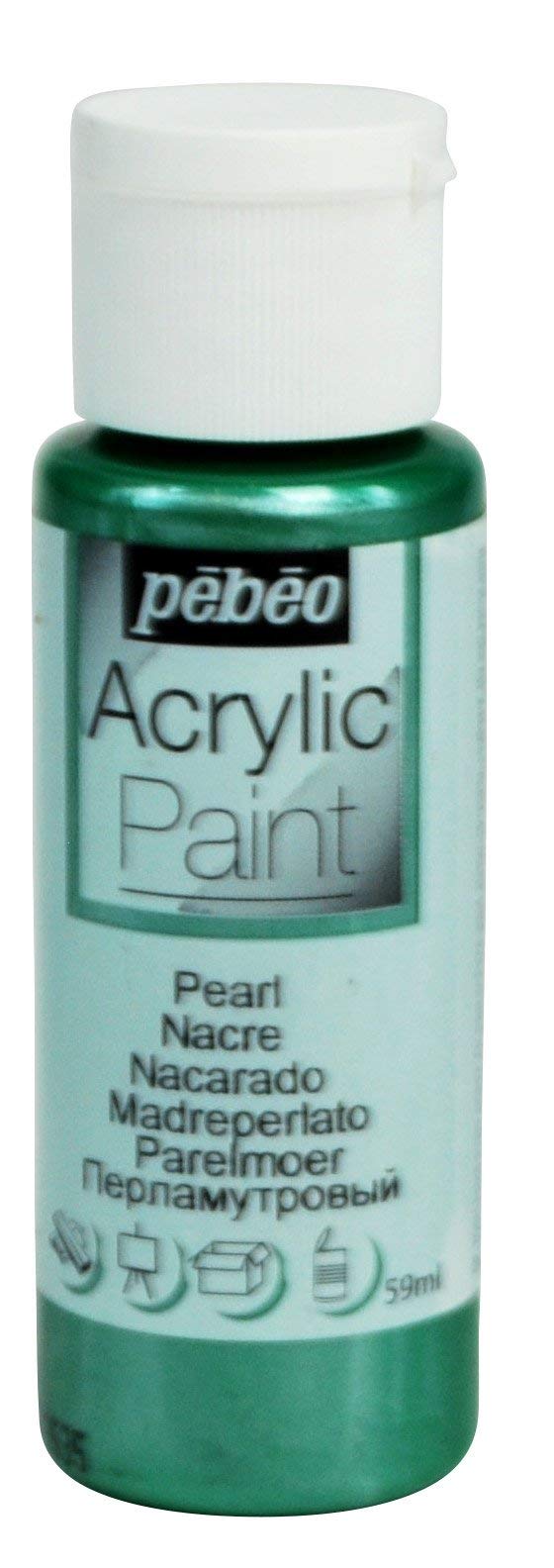 PEBEO Acrylic 59ML Pearl Green, 3.3 x 3.3 x 10 cm