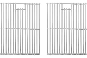 DCYOURHOME Cooking Grates for Nexgrill 720-0830H 720-0783C 720-0783E 720-0830D, Charbroil 463344015, 463449914, Master Forge 1010037, Kenmore 122.16119, Uniflame GBC981W, Stainless Grill Grates Replacement Parts