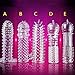 5pcs Adult Sex Fun Elastic Rubber Reusable Condoms Adult Couples Toy Sex Extender Products Condom Sex Massager