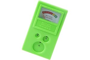 ksngTixe Button Coin Cell Battery Power Checker, 1.55V 3V Button Battery Tester Tool Electronic Measuring Device, Universal f