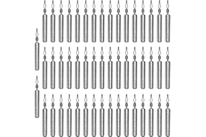 50PCS Drop-Shot Weight Fishing Sinkers Lead Fishing Weights Tackle for Saltwater and Freshwater Bass Fishing Lures Removable 
