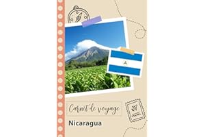 Carnet de voyage à remplir - Nicaragua: Un journal de voyage amusant pour les couples, hommes et femmes avec un organisateur 