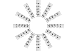 Jetec 24 Pcs Charger Cable Protector,Silicone Flexible Cable Saver,Spiral USB Mouse Wire Protector for Headphone Laptop Earph