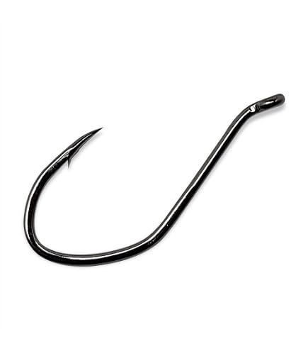 Gamakatsu Big River Bait Hook-6 Per Pack (Black, 4/0) : Fishing Hooks : Sports & Outdoors