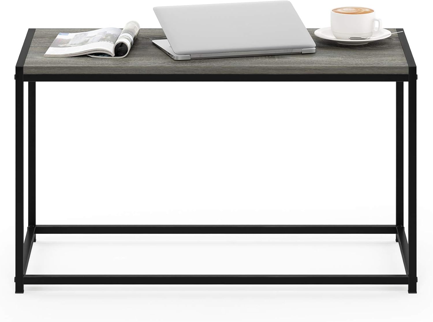 FURINNO Camnus Modern Living Coffee Table, French Oak Grey: Kitchen & Dining