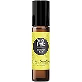 Edens Garden Energy & Focus Essential Oil Roll-On Blend- 100% Pure Premium Grade, Natural, Therapeutic, Aromatherapy, Kid & Skin Safe, The Best for Wellness, Gifts Pre-Diluted 10 ml (.33 fl oz)