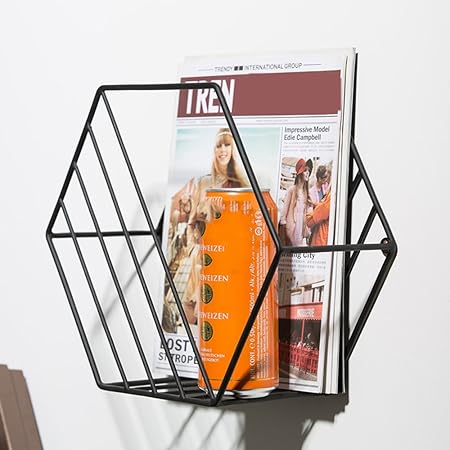 IYEARN Zeitungshalter Wand Montiert Zeitungsständer Metall Eisen Art
