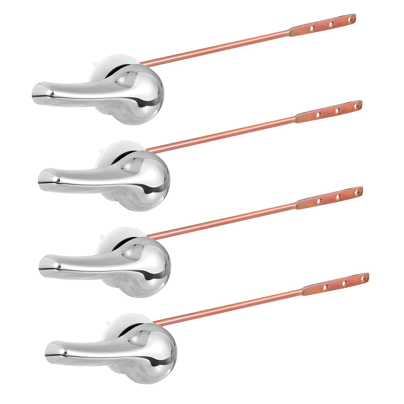 VILLCASE Universal Toilet Handle 4PCS, Tank Flush Lever Replacement Handle Toilet Repairing Accessory,Fit Most Front Mount Toilets