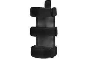 Koolynho Roll Bar Fire Extinguisher Mount Holder Strap Accessories for Jeep Wrangler Ford Bronco (Black)