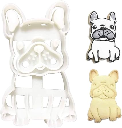 Amazon フレンチブルドッグ クッキーカッター 形の型 犬のおやつカッター Cookiefun クッキー型