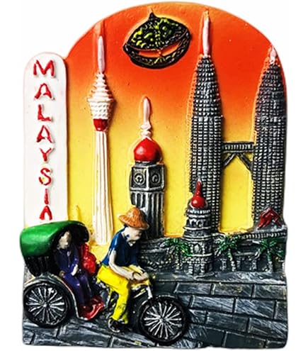 Shanghai China Koelkast Magneet Wereld Stad 3D Metalen Sterke Souvenir Toeristische Gift Chinese Magneet Hand Made Craft Creatieve Huis en Keuken Decoratie Magnetische Sticker (Shanghai 1